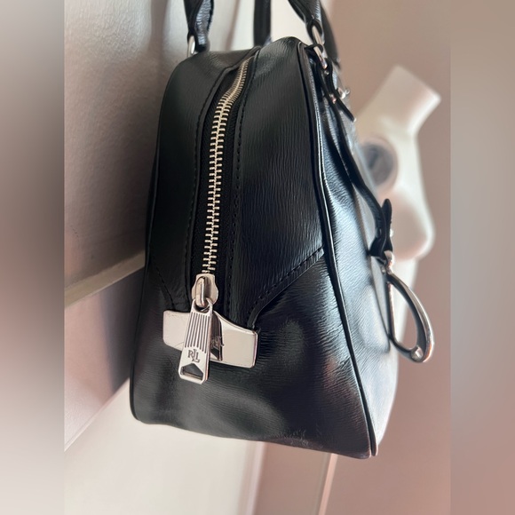Lauren Ralph Lauren Black Satchel - Picture 10 of 12